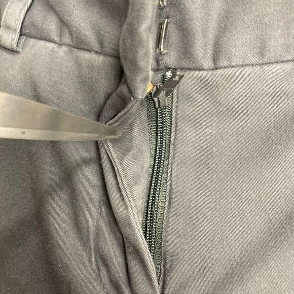 DAISY FEUNTES MODA Women’s Pants Gray Khaki Wide Leg Inseam 29.5 - Picture 5 of 10